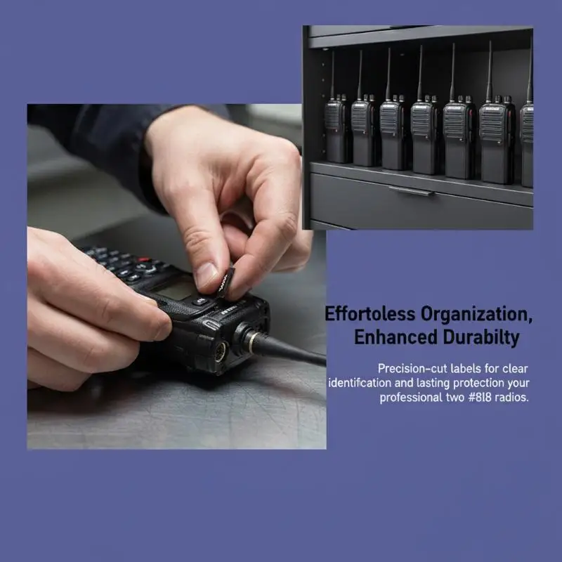 

10 PCS Flexible Speaker Cable Label For XPR7350, XPR7550, DGP8550, DP4800, Etc. Walkie-talkie Side Cable Connector Sticker