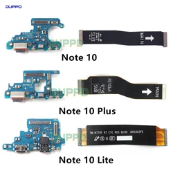 USB Charging Board Port Dock  Main Motherboard  Flex Cable Connector Microphone For Samsung Note 10 Lite Plus N770F N976B N970F