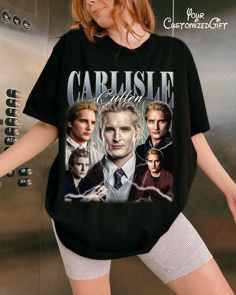 Carlisle Cullen Limited Vintage T-Shirt, Carlisle Cullen unisex t-shirt, vintage shirt, cinema lover gift, Dr Cullen shirt