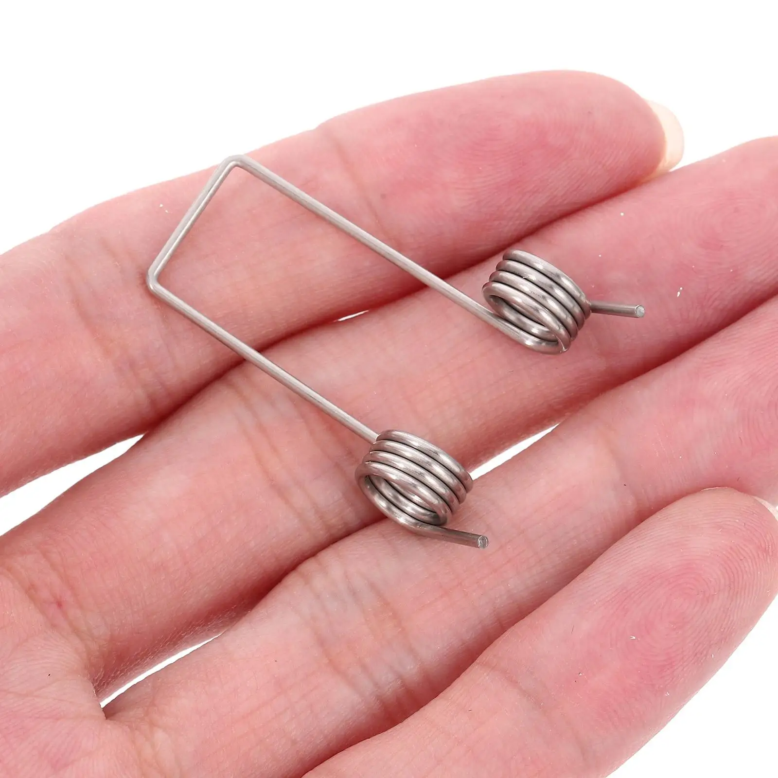 

6pcs Stainless Steel Small Torsional Spring For Trash Can Lid Replacement Long-Lasting Spring For Kitchen Trash Can Maintenance