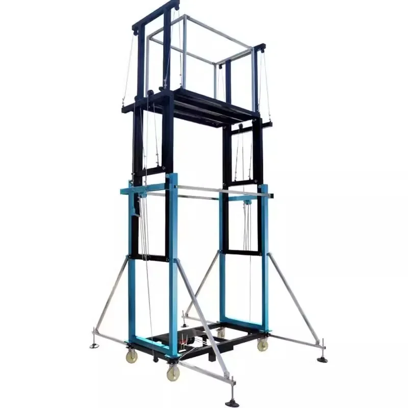 Electric lifting scaffolding automatic lifting platform remote control mobile