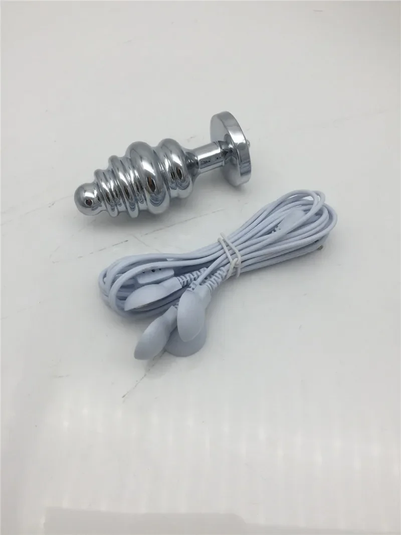 Electric Shock Anal Plug para Mulheres, Produtos Sexuais, Brinquedos Eróticos, Massagem por Pulso, Acessório de Paquera, Estimulação Múltipla, Corpo