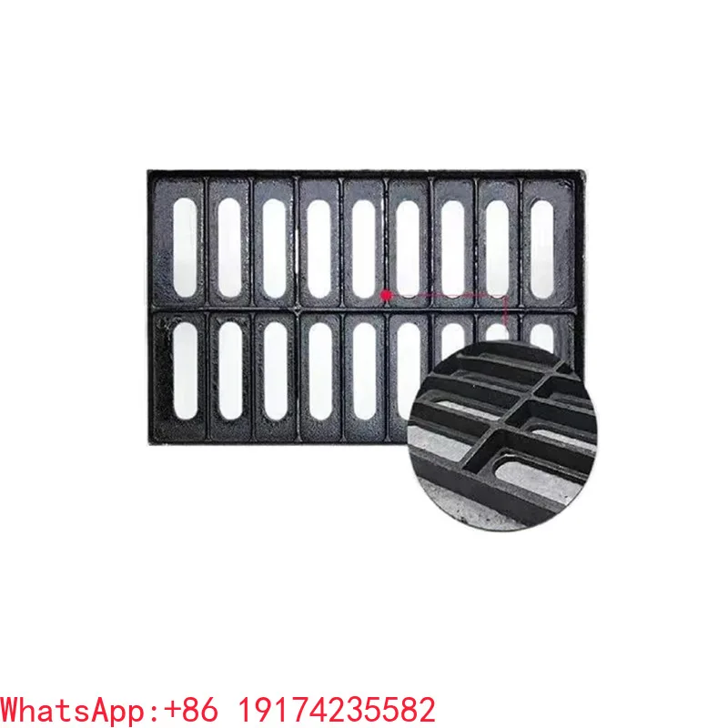 

Customizable Anti-Skid Cable Trench Drainage D400 B125 Ditch Cover Factory Processed Manhole Cover Rainwater Grate Cast Iron