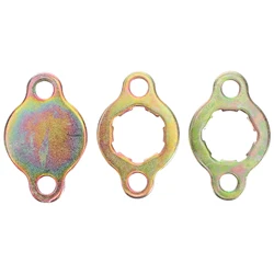 1 Set Engine Sprocket Retainer Plate Sets With Screw For Atvs Dirt Bikes Go Karts Metal Motorcycle Front Engine Sprocket