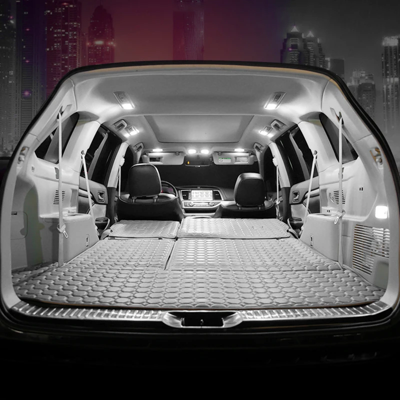 مصابيح LED للسيارة، مصباح قبة للخريطة الداخلية، أضواء مرآة الغرور ​ ملحقات إضاءة إضافية لشركة Hyundai i30 2007 2008 2009 2010 2011