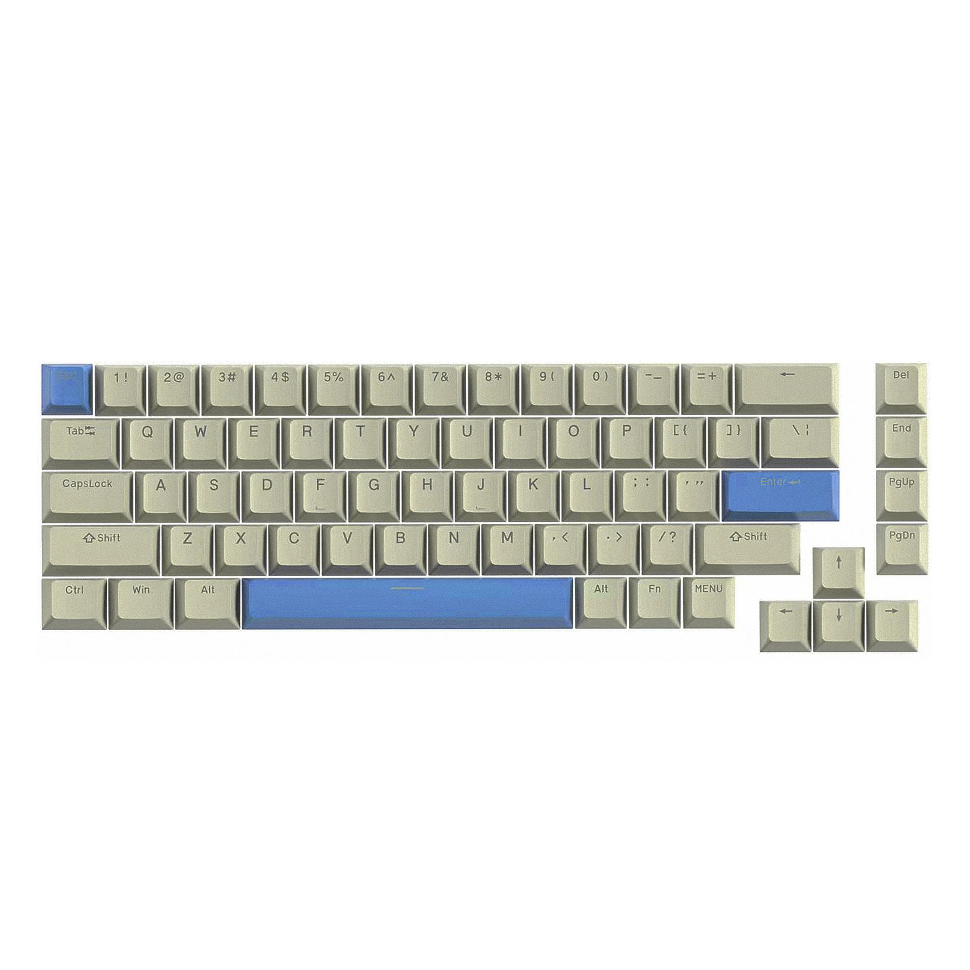 

DrunkDeer G65 PBT Keycap Set - OEM - 68 Keys for 65% Layout Mechanical Keyboard