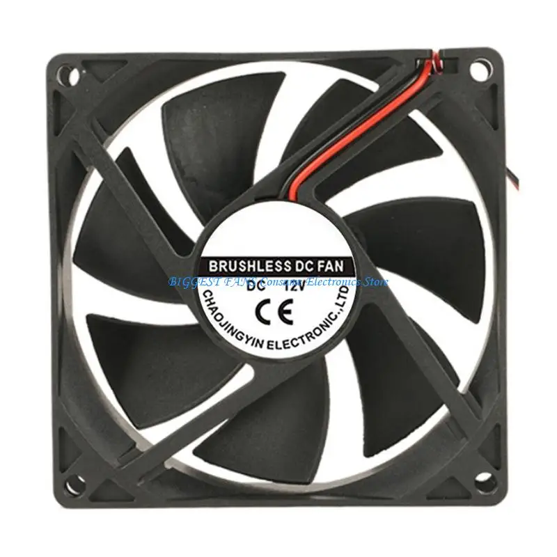 

Quiet 9225 Computer Case Fan ABS Housing Optimized for Gaming Rigs DVRs and Communication Devices