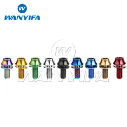 Wanyifa Titanium Bolt M5x12mm with Washers Bike Bottle Holder Screw Bicycle Water Bottle Cage Bolts