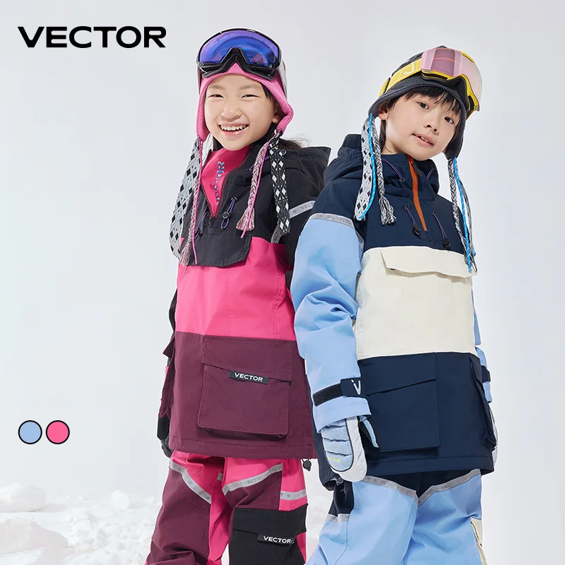 Winter Clothing Vector - Combinaison de Ski d'hiver à capuche
