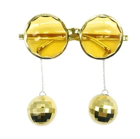 Funny Glasses Retro Disco Ball Bachelorette Party Glasses Photo Props Pendant Girls Happy Bachelorette Hen Party Glasses