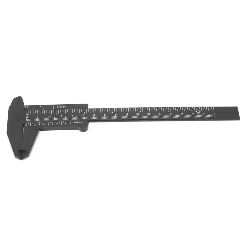 Plastic Vernier Caliper 0.5mm Accuracy Double Scale Sliding Gauge Ruler Fast Read Design 150mm Length Precision Measuring Tool