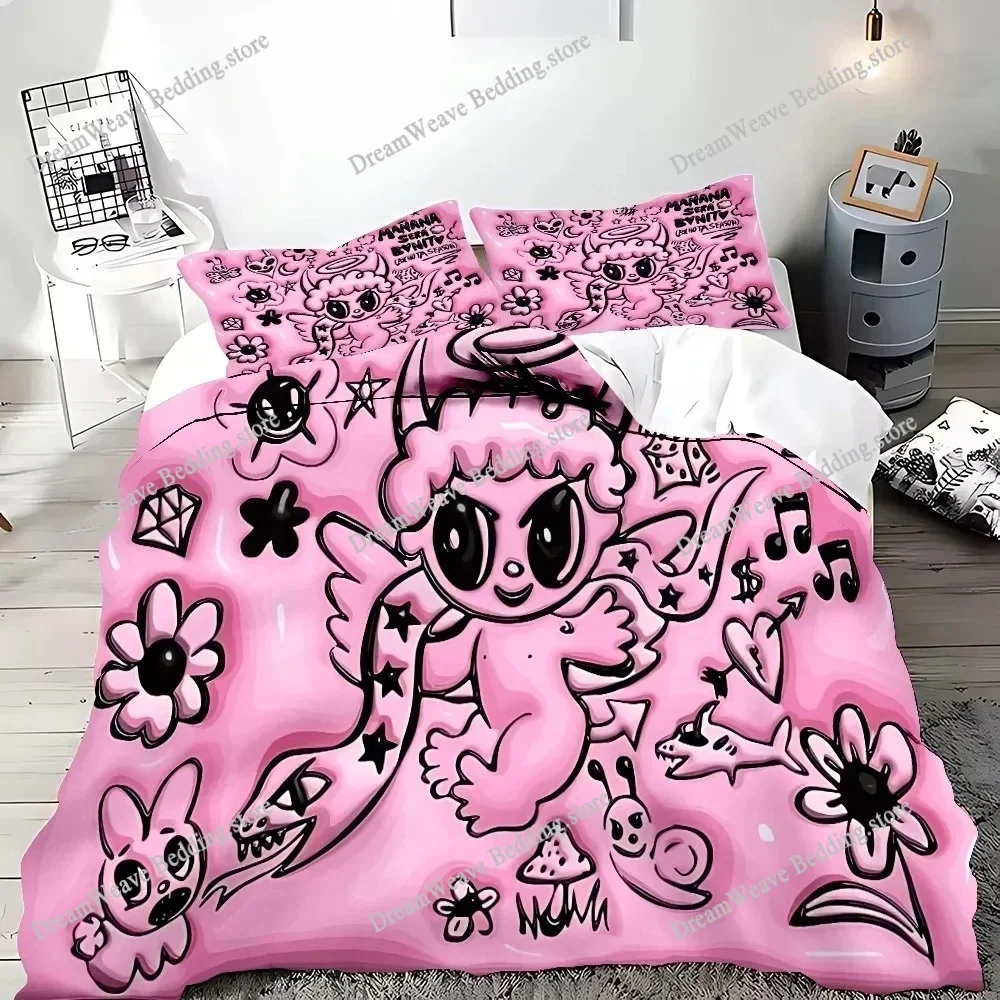 Exquisite 3D Karol G New Album Cover Manana Printing Bedding Set Duvet Cover Comforter Bed Youth Kids Girl Boys Gift963