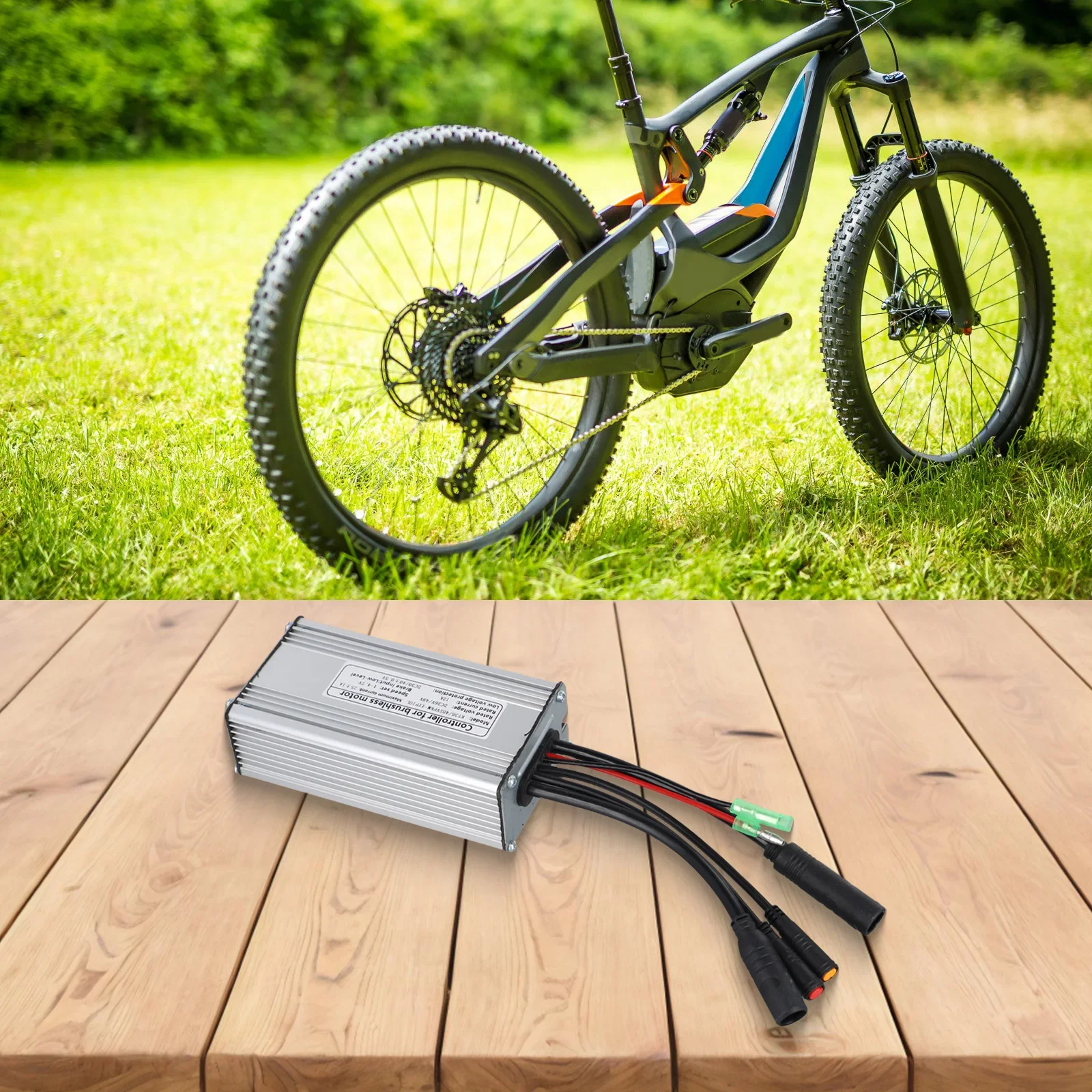 

Bicycle Components 1pcs Controller 13*7*4cm 360g 36V/48V Parts Waterproof Aluminum+Plastic E-bike Electric Bike