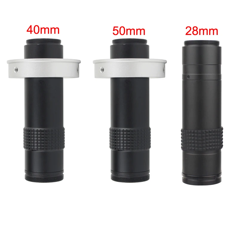 130X ปรับการขยาย C Mount เลนส์สำหรับ HDMI VGA USB กล้องวิดีโอกล้องจุลทรรศน์กล้องสำหรับโทรศัพท์ซ่อม PCB Solder