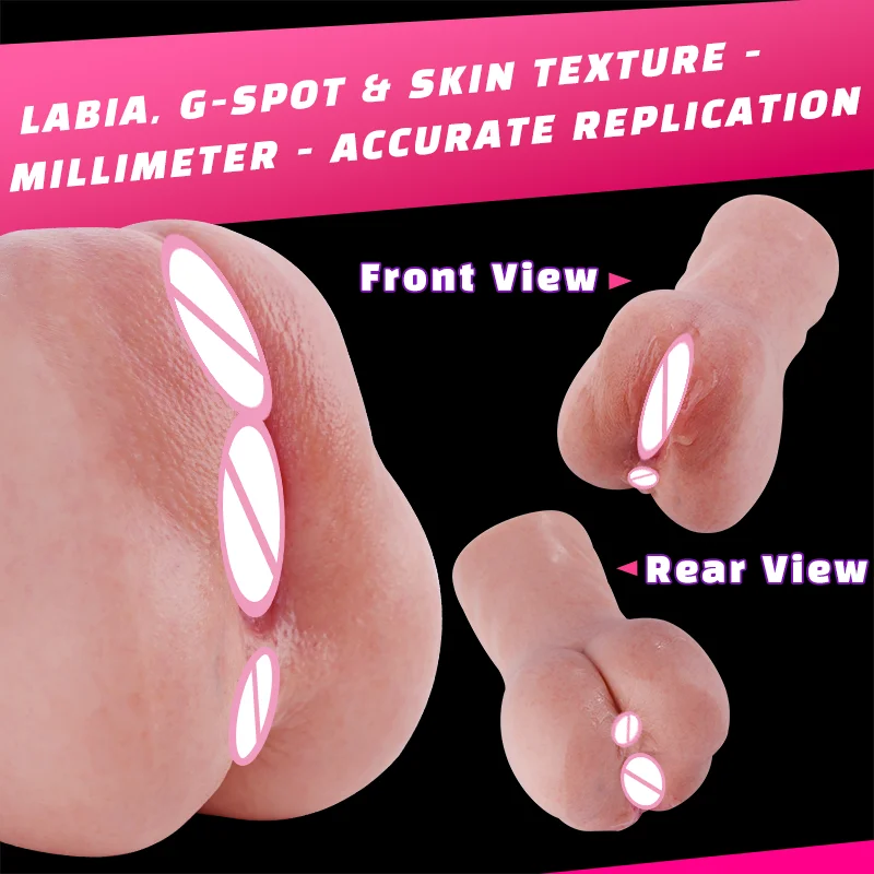 Masturbador masculino realista 1:1, Vagina realista de bolsillo, juguete sexual para hombres, túnel de silicona suave de 3 capas, entrada ajustada de 1,1 kg