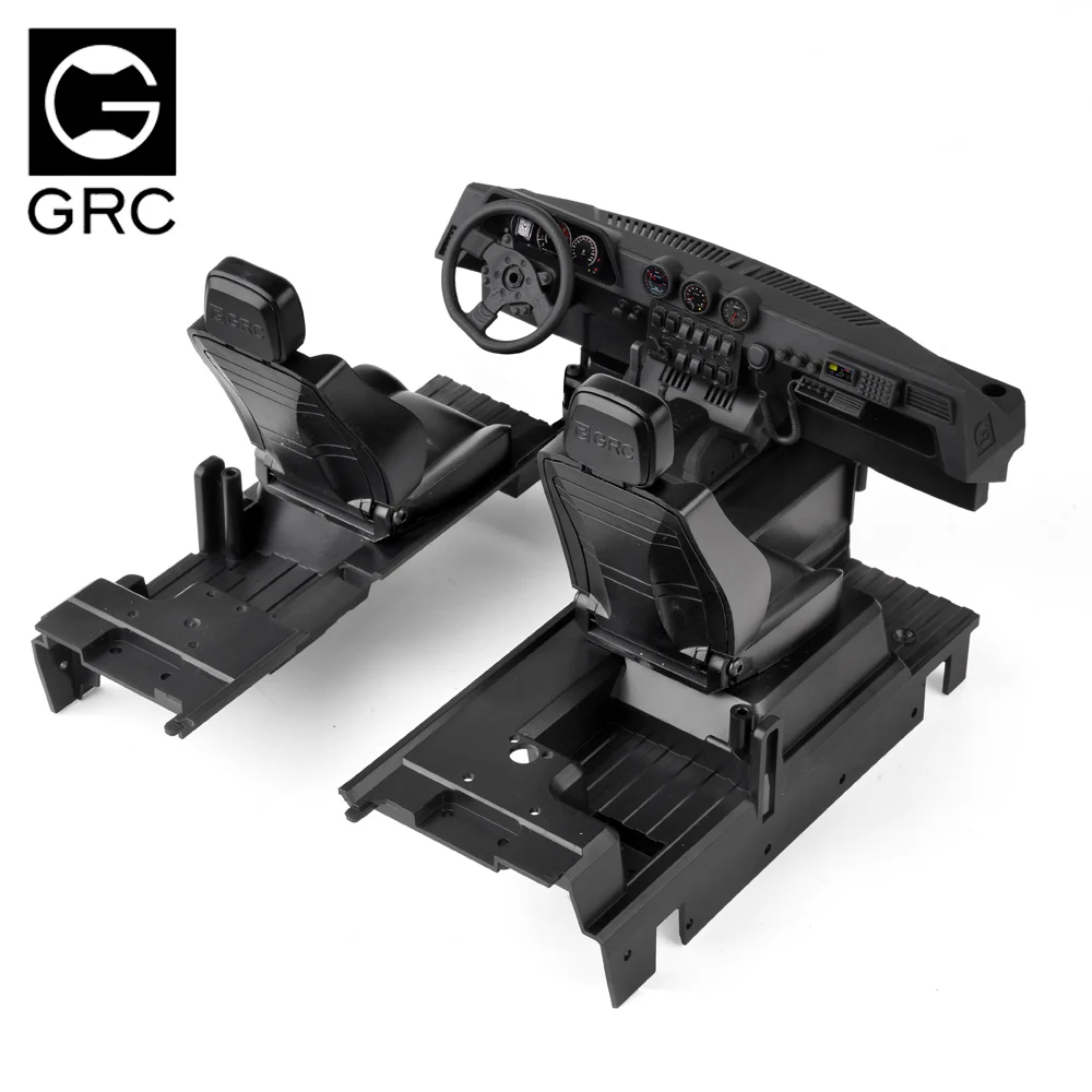 Grc Interior Kit / Seat / Dashboard For 1/10 Rc Crawler Car Trasxxas Trx4 Sport Option Upgrade Parts#g161sp