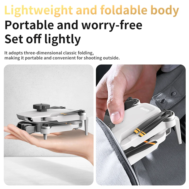 L106 Drone 8K HD Doppia Fotocamera 5G WIFI FPV Motore Brushless Evitamento Ostacoli Con Schermo di Controllo Remoto Dron a Quattro Assi Giocattoli Regali