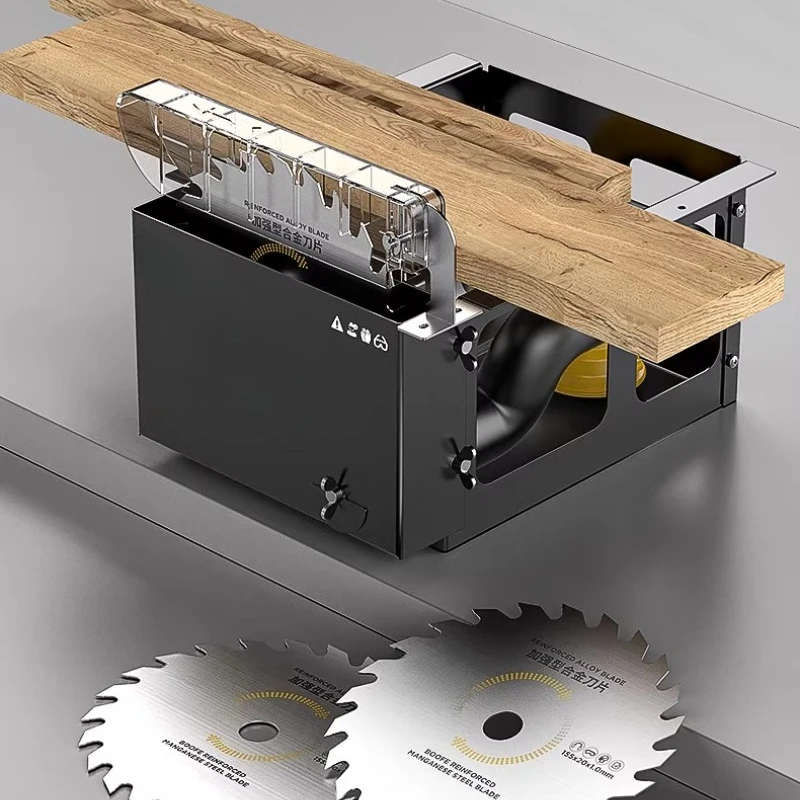 High-power Table Saw, Small Precision Dust-free Saw Multi-functional Machine for Woodworking Decoration