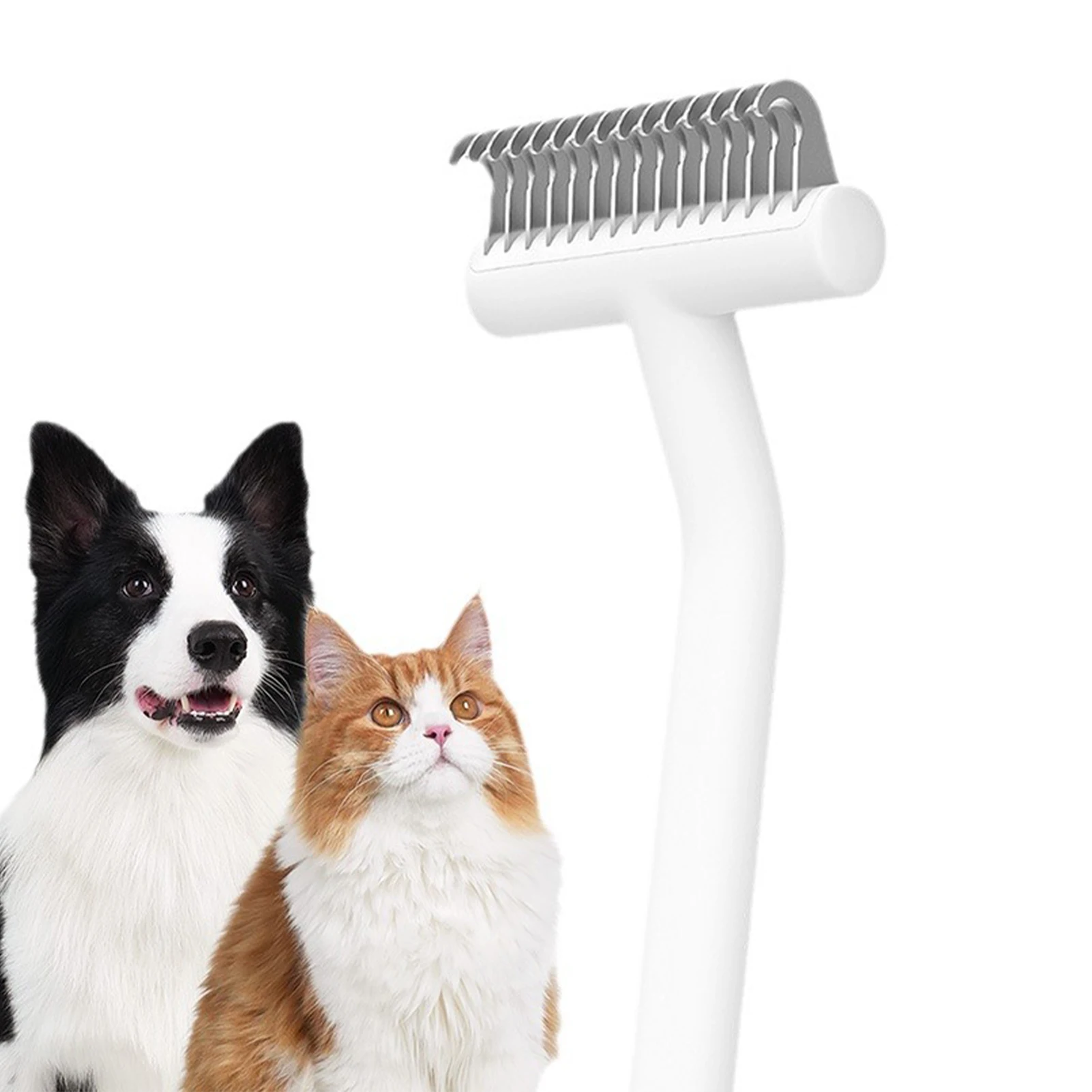 

Salon Pet Supply Home Grooming Cat Brush Long Hair Lightweight Easy Clean Dog For Shedding Matted Fur Safe Sturdy