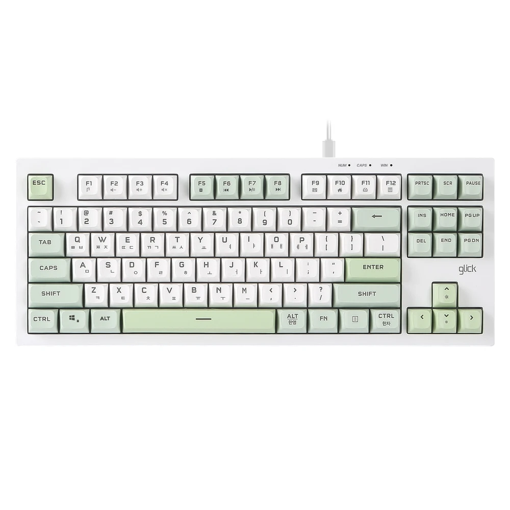 Gicklinker Office Pro Opk50 Silence m Rgb لوحة مفاتيح مقاومة للماء بدون ضوضاء 87 مفتاحًا