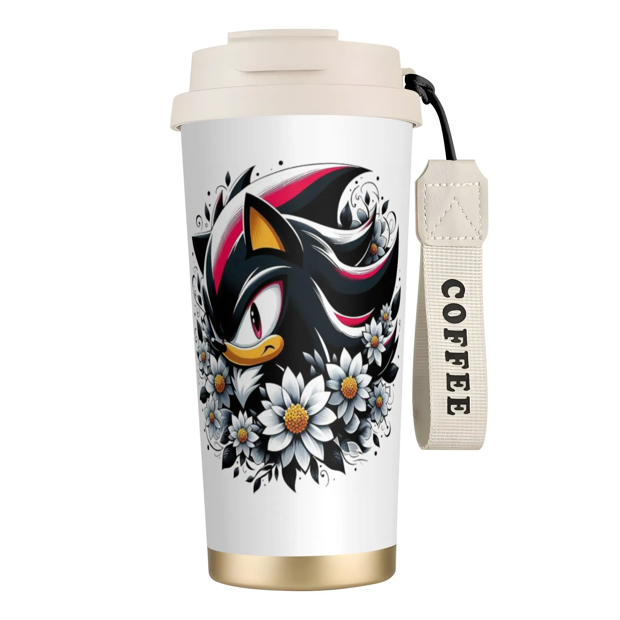 S-Shadow The Hedgehogs Stainless Steel Coffee Cup Cartoon Thermal Cup Car Mug Water Bottle