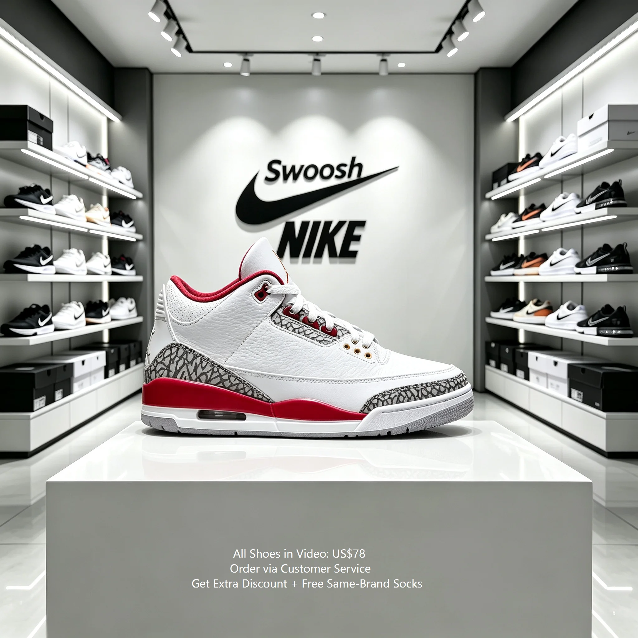Women'S Shoes Nike Jordan - Nike AIR JORDAN 3 AJ3 Unisex
