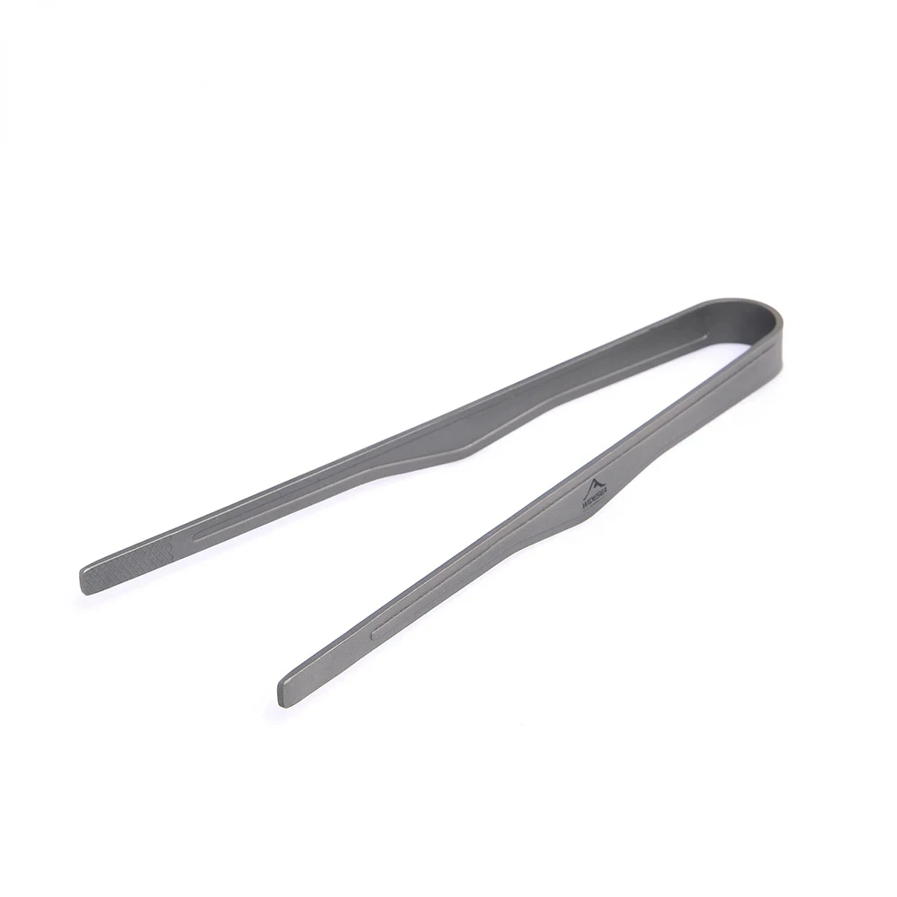 

Camping Titanium Tea Cup Clip Outdoor Ultralight Steak Lid Barbecue Antiscalding Tea Tweezer Tableware Toast Tongs Water bottle