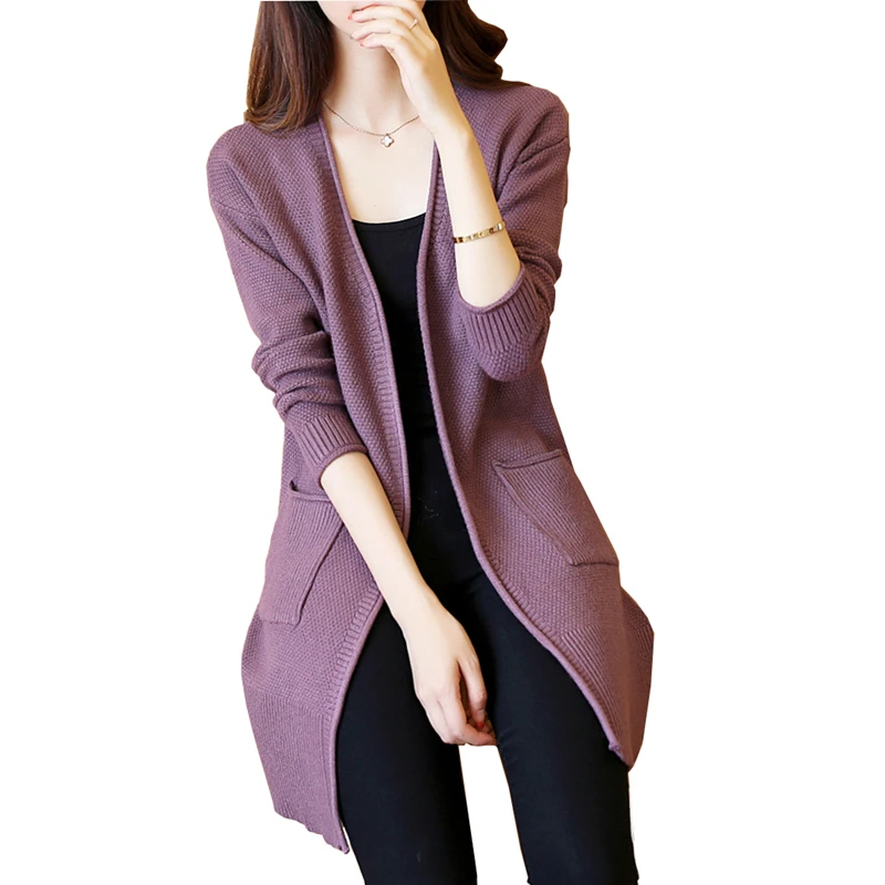 

Осенне-зимний вязаный кардиган, женский свитер, пальто, повседневное пальто с длинными рукавами, женский корейский свободный свитер, кардиган, топы JJ182