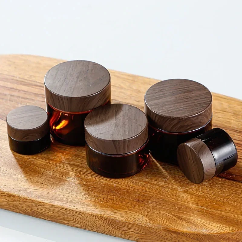 3/5 قطعة 5 جرام-100 جرام زجاجة كريم تان داكن زجاجة منفصلة زجاجة فارغة حاوية مستحضرات التجميل زجاجات إعادة الملء كريم وجه صندوق كريم عين #3