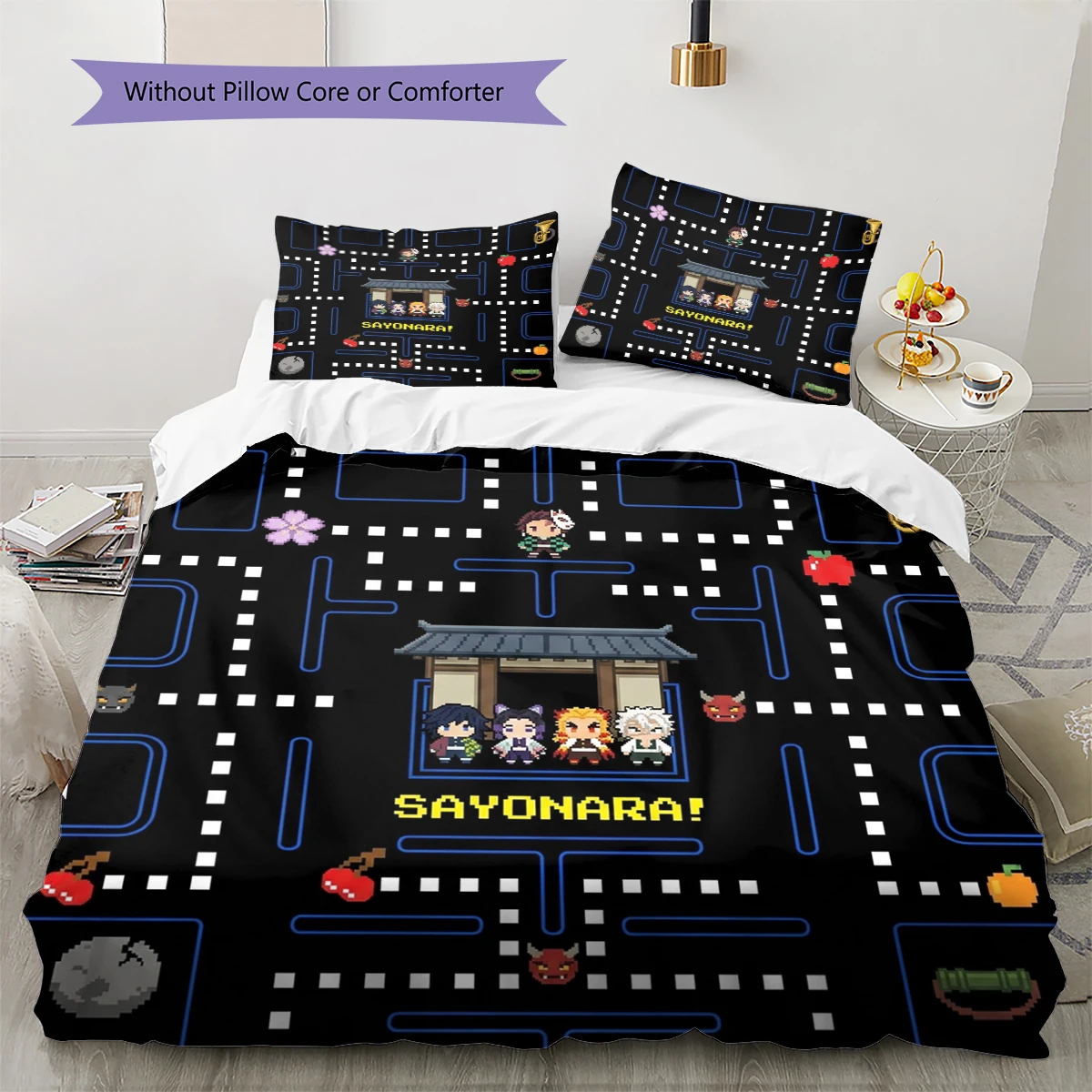 Demon Slayer Soft Comfortable Duvet Cover, Children Bedding Gift Set, Size Different Sizes -HE16