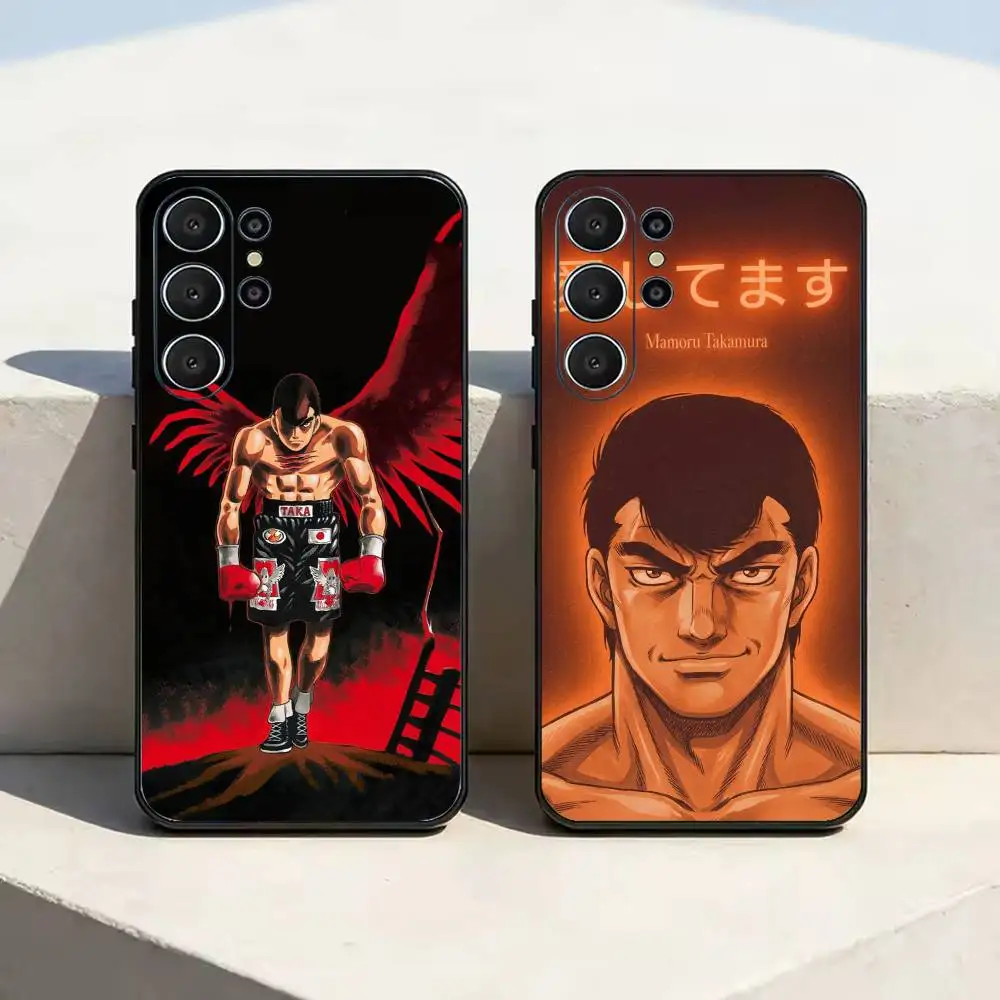 H-Hajime no Ippo Mamoru Takamura Phone Case For Samsung S25,S24,S21,S22,S23,S30,Ultra,S20,Plus,Fe,Soft Silicone Black Cover