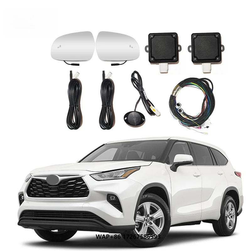 

BSD 77GHz Rearview Mirror Adas Blind Spot Monitoring Lane Change Safety Warning System Car Safety Driving Assist for RAV4