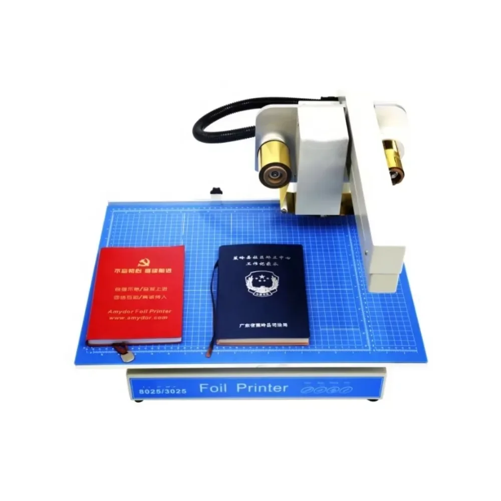 Gold ribbon stamp printing machine automatic digital hot foil printer