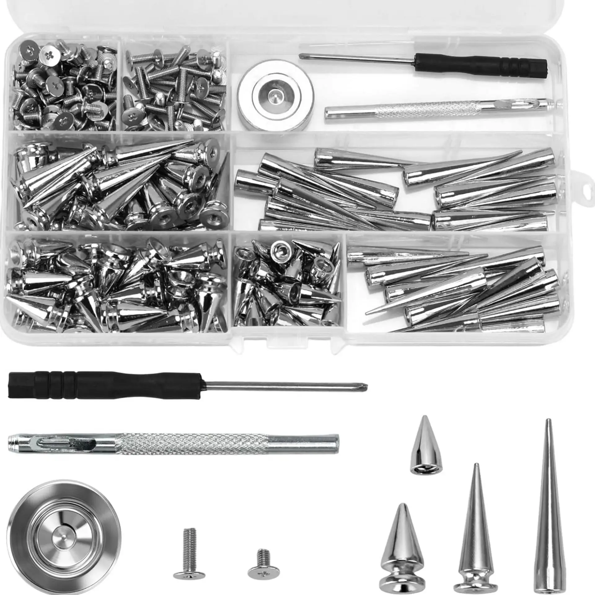kit-di-rivetti-in-lega-di-zinco-con-punzone-cacciavite-e-base-per-progetti-fai-da-te-e-personalizzazioni-su-pelle-e-tessuto