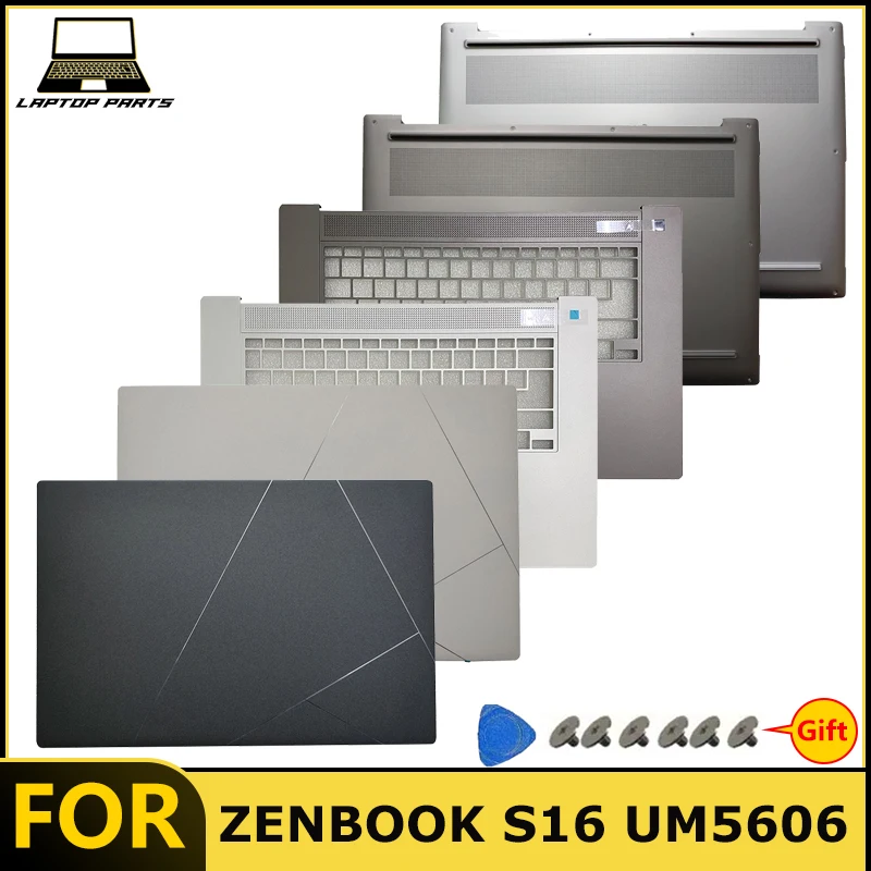 new-for-zenbook-s16-um5606-laptop-lcd-back-cover-top-shell-palm-rest-bottom-case