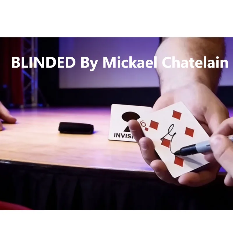 Magic BLINDED By Mickael Chatelain Tricks Deck Magic Props Illusions Close up Street Magia Magician Magie