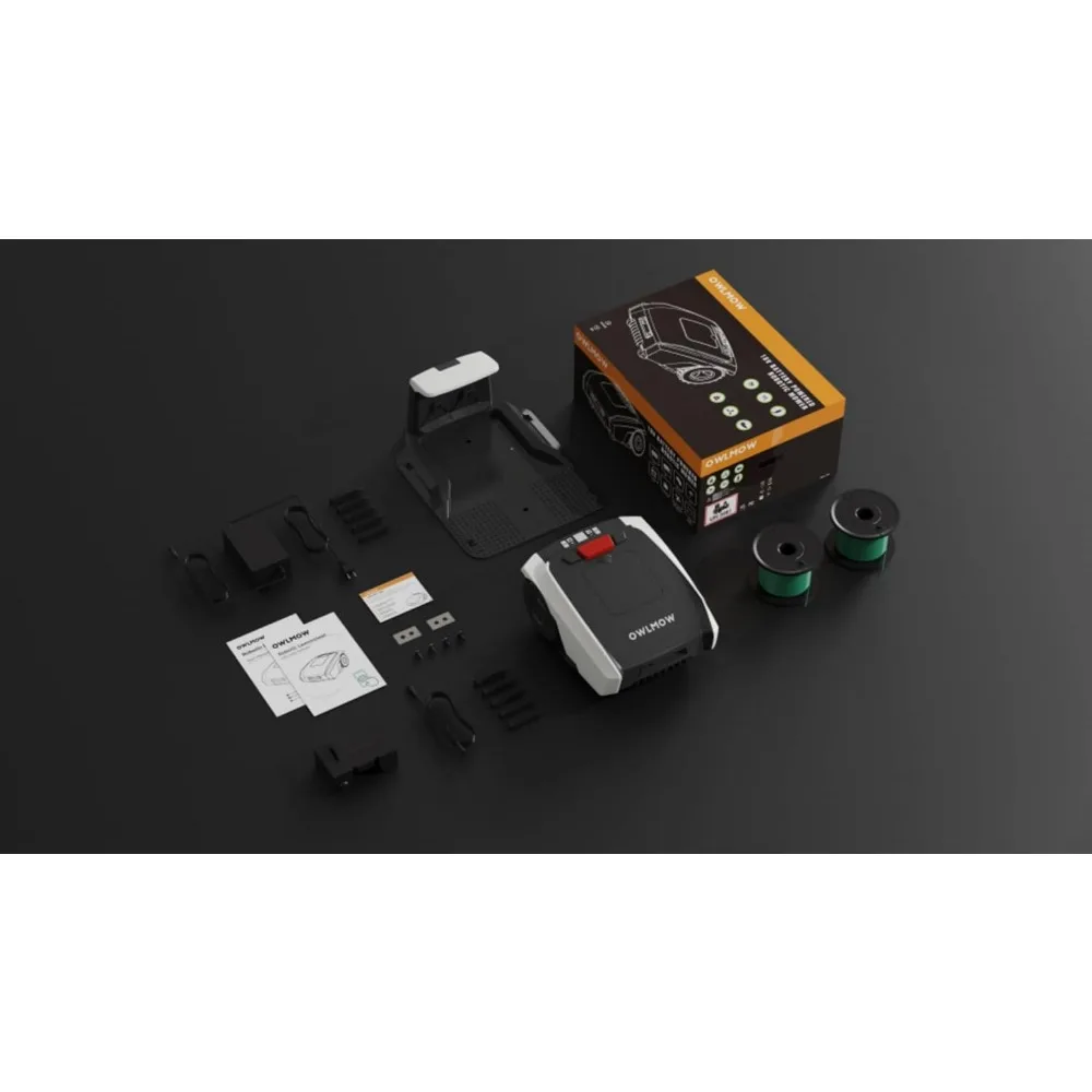 Automatic Robot Lawn Mower with GPS Navigation and Boundary Wire, Mows Up to 10980 sq.ft per Day