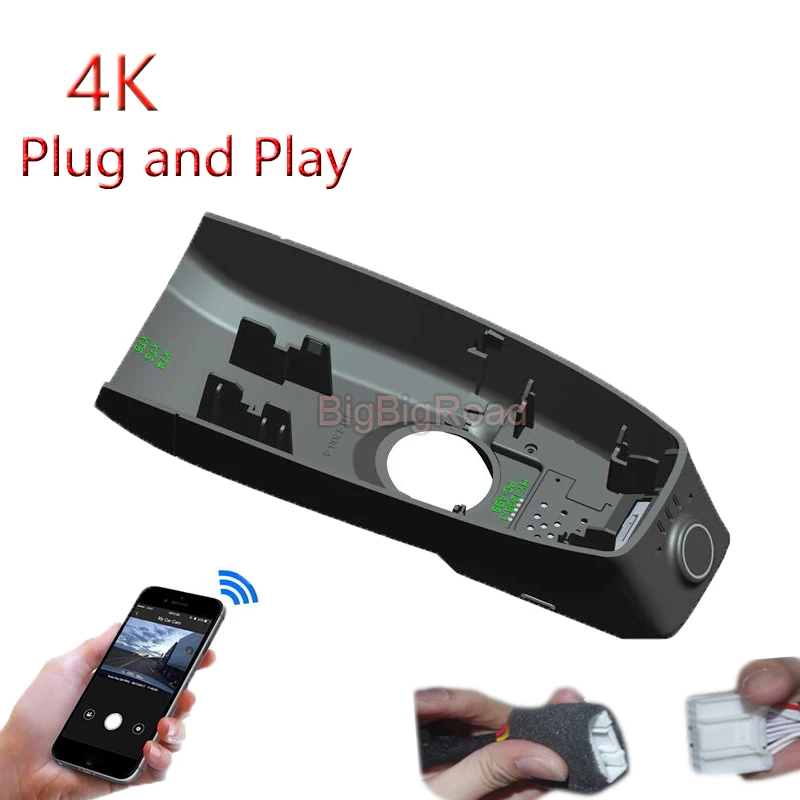 4K Plug And Play For Buick Regal Envision Verano LaCrosse Chevrolet Malibu XL Car Video Recorder Wifi DVR Dash Cam Camera