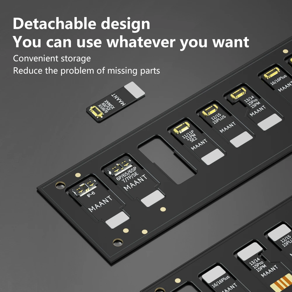 MaAnt M062 Soft row phones Battery Buckle Motherboard Maintenace Power Boot Cable FPC Connector Battery Welding Repair