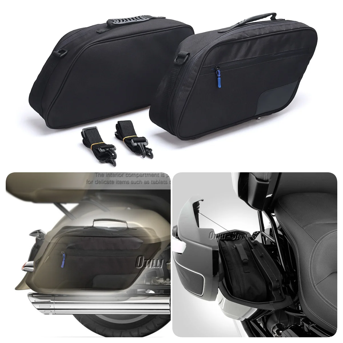

Motorcycle Left And Right Luggage Bags Side Box Liner Bag Suitcase Inner Saddlebag For BMW R18B Transcontinental K1600B K 1600 B