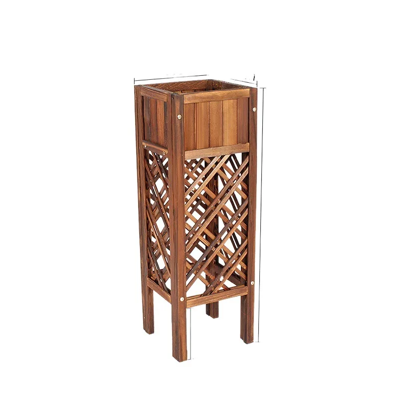 

Fence catering preservative wood outdoor flower stand decoration partition indoor