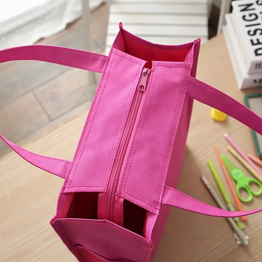 حقيبة حمل للجنسين، حقيبة كتب كرتونية، حقيبة يد محمولة، حقيبة تخزين، حقيبة طالب متعددة الاستخدامات