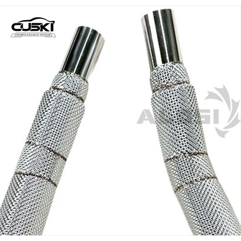 الأنابيب السفلية المميزة للسيارة مناسبة لـ Jaguar XK XKR 5.0T 2009-2014 أنابيب العادم عالية الأداء #3