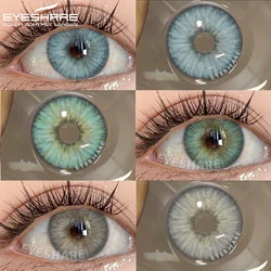 EYESHARE Colored Contact Lenses for Eyes Gray Pupils Lens Fashion Blue Eye Contacts Green Lenses Brown Lenses Yearly 2pcs/pair