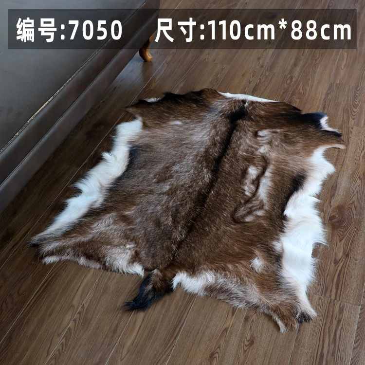 

Уникальный подарок, овчина, новейшие винтажные коврики из козьей кожи для украшения дома, натуральный мех, ковер