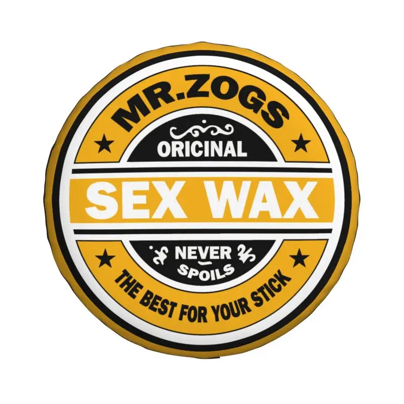 Mr Zogs Sex Wax Spare Wheel Cover for Mitsubishi Pajero 4WD Trailer Custom Surfing Surf Gift Tire Protector 14\