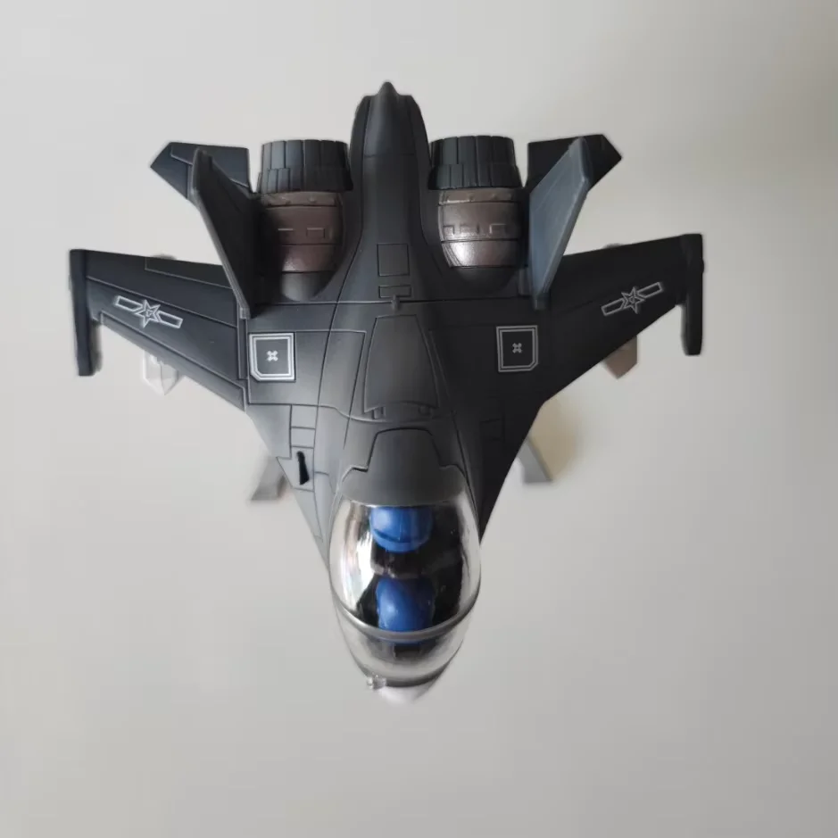 Q Version Of China Air Show Alloy Die Casting Simulation Aircraft Egg Machine J-20 Transport 20 Straight 20 J-16 Aircraft Model