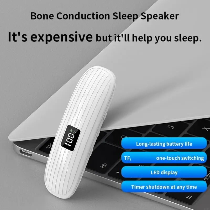 2025 New Wireless Pillow Speaker With Stereo Sound And Bone Conduct Technology For Sleep Aid And Deep Relaxation