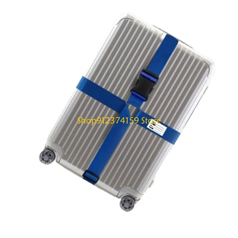 

G5AE Adjustable Strap Durable Nylon Bag Strap Luggage Belt with Buckle for Suitcases