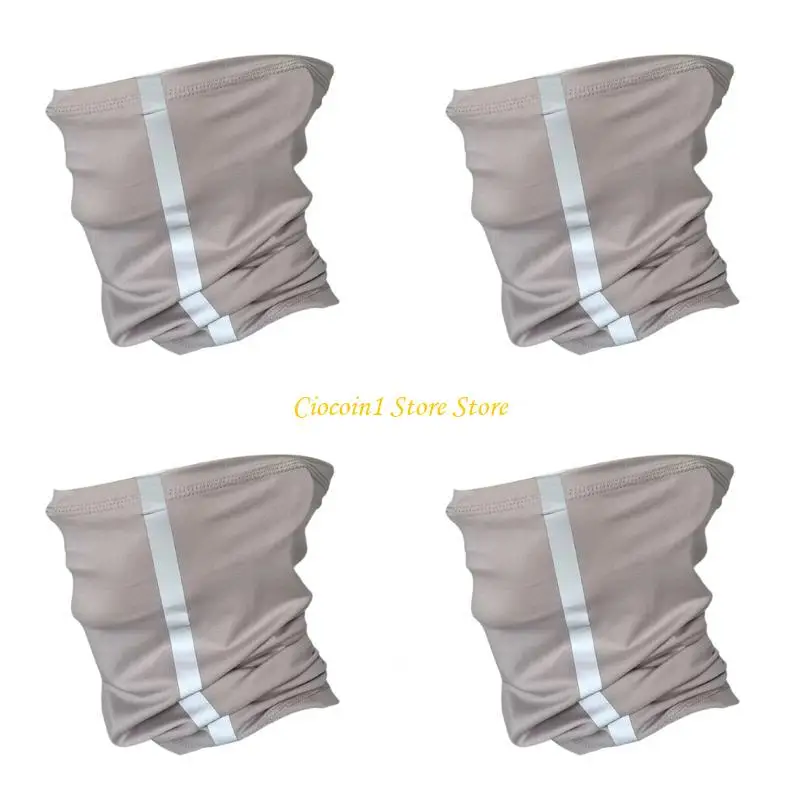A3PC Face Cover Mask Neck Warmer Dust Protections Improve Visibilities Reflective Strips